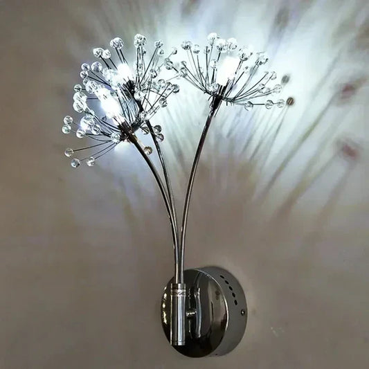 Lustrae Crystal Dandelion Wall Lamp