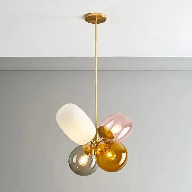 Antheia Luxury Stained Glass Pendant Lamp