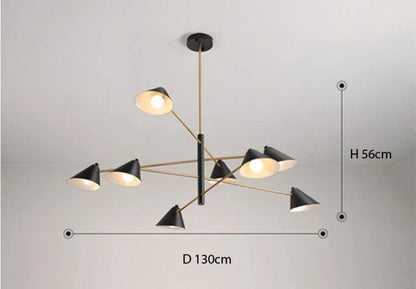 Caelina Scandinavian Art Pendant Lamp for Dining Room