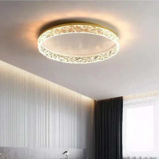 Evara Nordic Crystal LED Ceiling Lamp