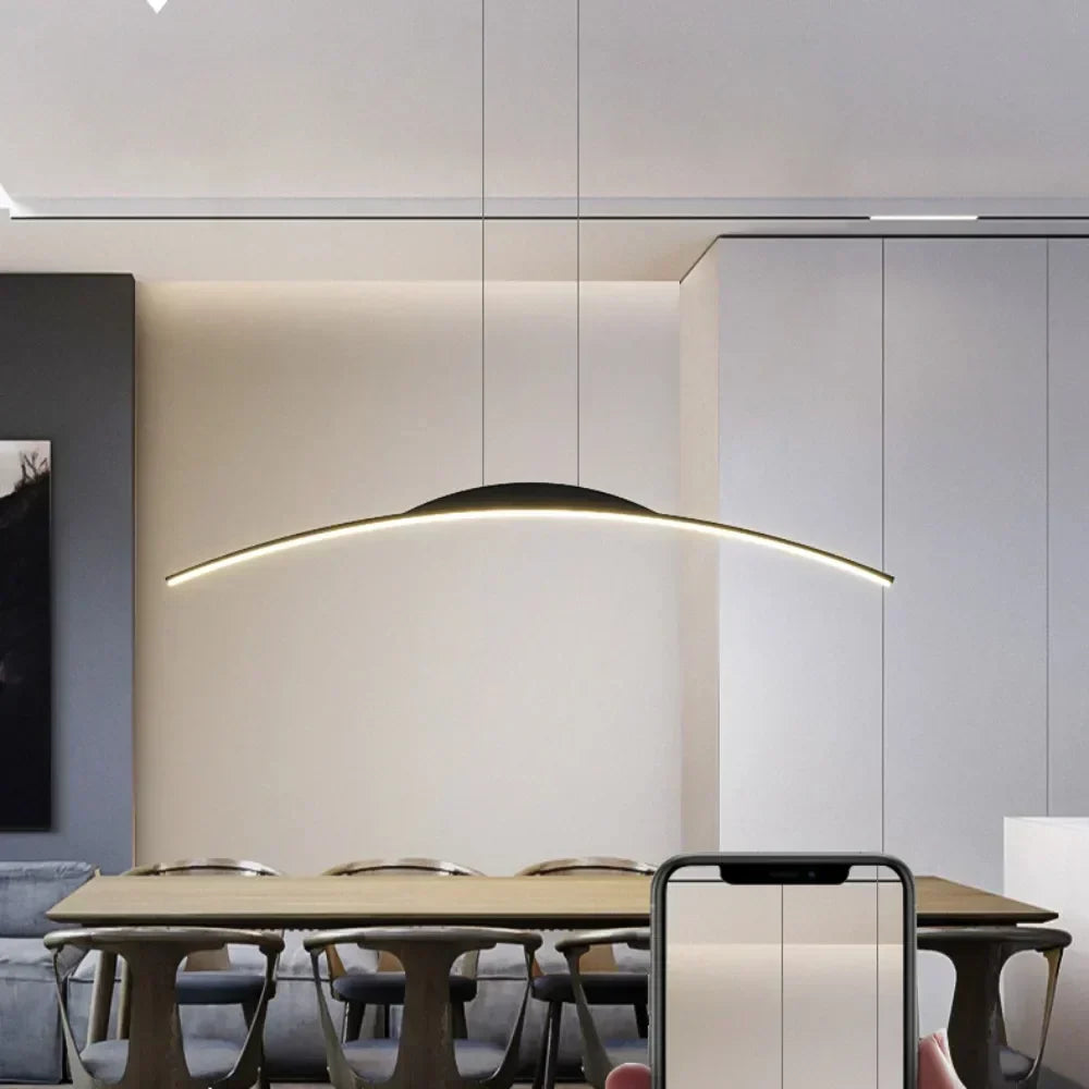 Ethirelle Modern LED Pendant Light for Dining Room, Kitchen, and Living Room