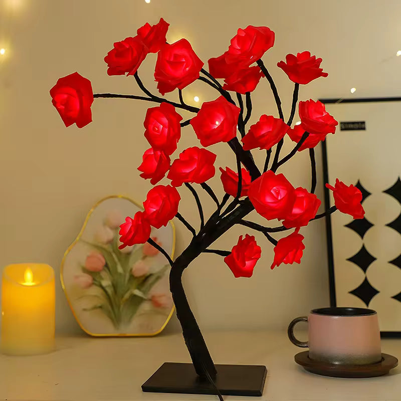 The Twinkling Tree Charming Rose Tree by Montavio Home