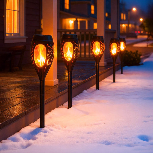 Twinkling Tree Solar Flame Light by Montavio Home™