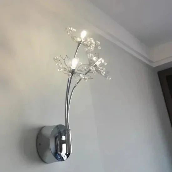 Lustrae Crystal Dandelion Wall Lamp