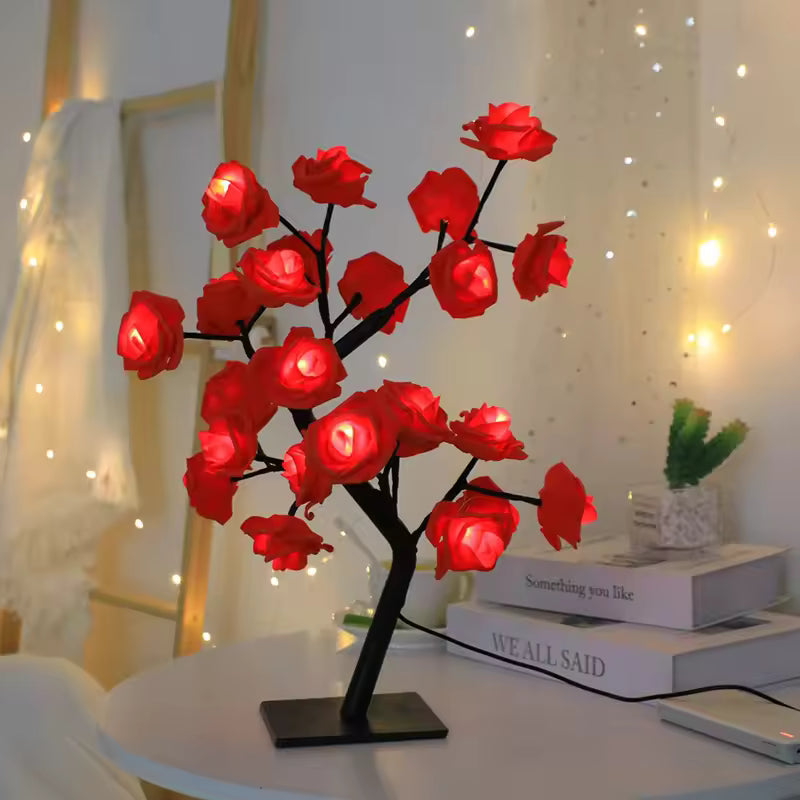 The Twinkling Tree Charming Rose Tree by Montavio Home