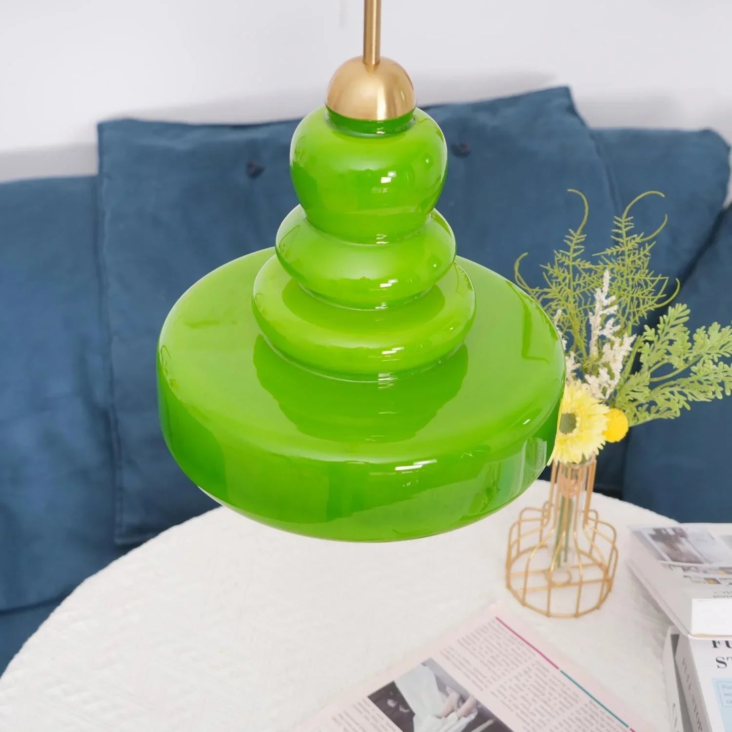 Astraea Vintage Glass Pendant Lamp
