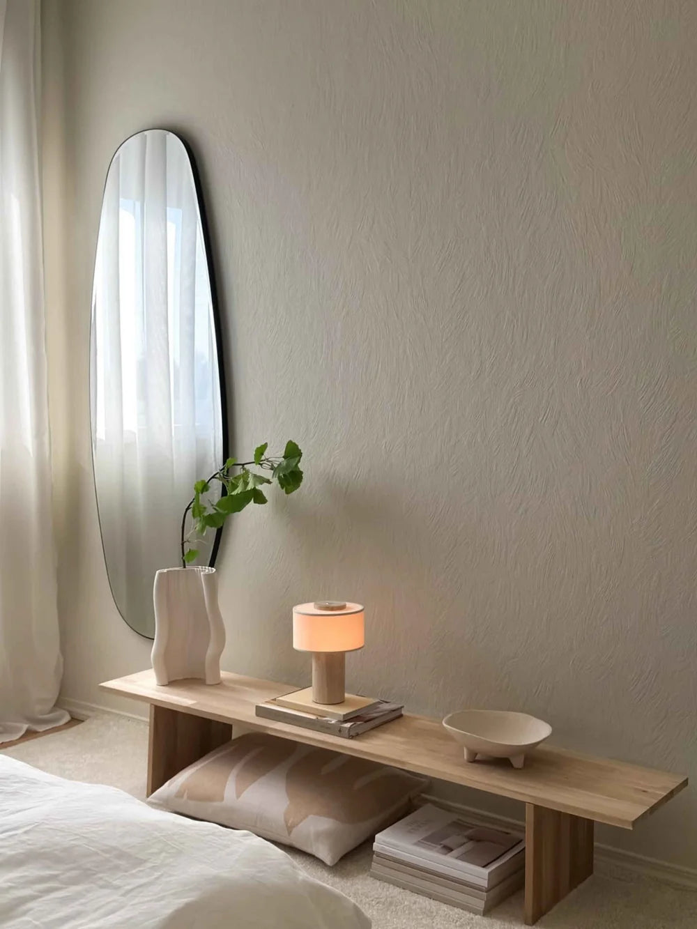 The Original - Strata Portable Lamp | Travertine - 9.5" / 24cm
