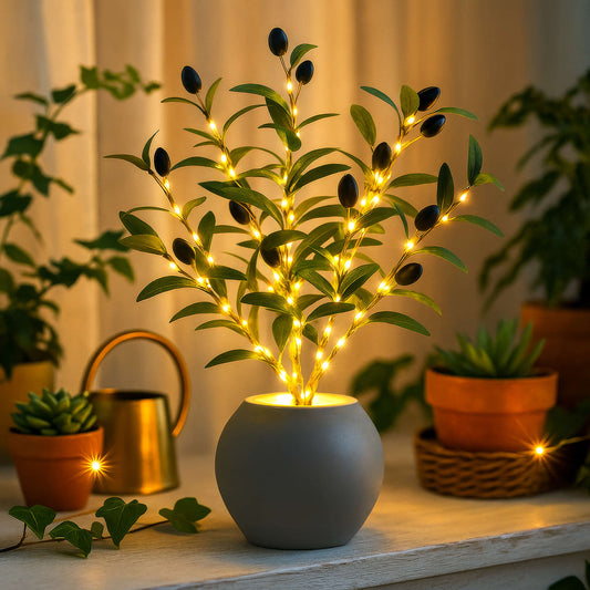 Twinkling Tree Olive Branch by Montavio Home™