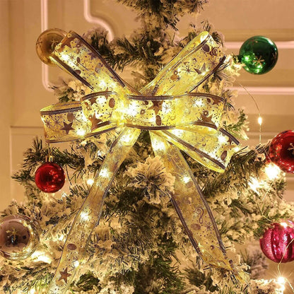 Twinkling Tree Christmas Ribbon by Montavio Home