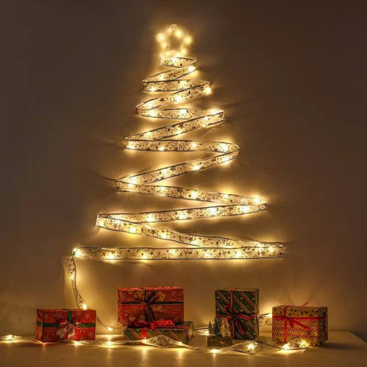 Twinkling Tree Christmas Ribbon by Montavio Home™