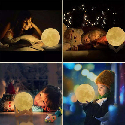 Twinkling Tree Moon Lamp by Montavio Home