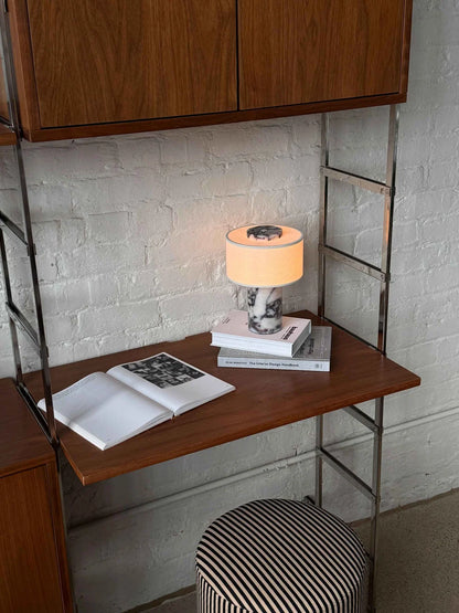 Strata Portable Lamp | Calacatta Viola - 9.5" / 24cm