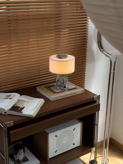 Strata Portable Lamp | Calacatta Viola - 9.5" / 24cm