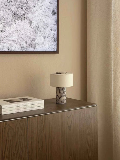 Strata Portable Lamp | Calacatta Viola - 9.5" / 24cm