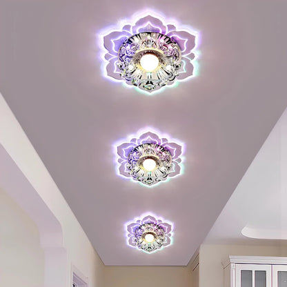Mirella Elegant Crystal LED Ceiling Lamp with Modern Design