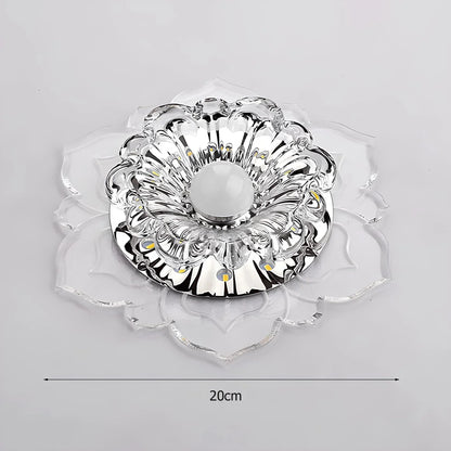 Mirella Elegant Crystal LED Ceiling Lamp with Modern Design
