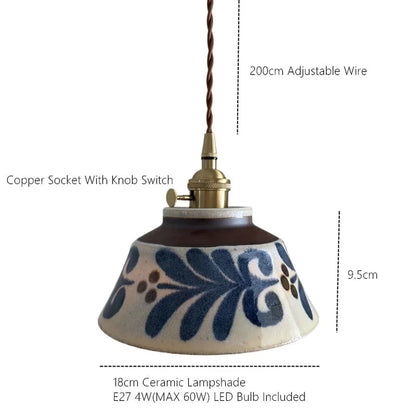 Ronja | Hand-Painted Ceramic Pendant Light