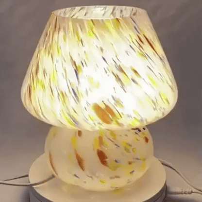 Hand-Blown Glass Lamp