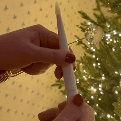 Flameless Christmas Tree Candles (Set of 12)