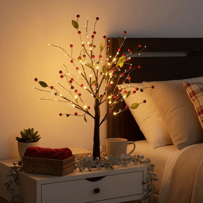 Twinkling Tree Red Berry Blossom by Montavio Home™