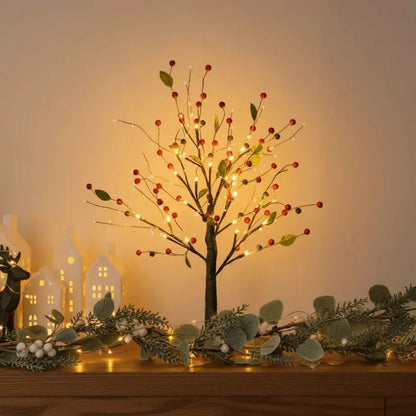 Twinkling Tree Red Berry Blossom by Montavio Home™