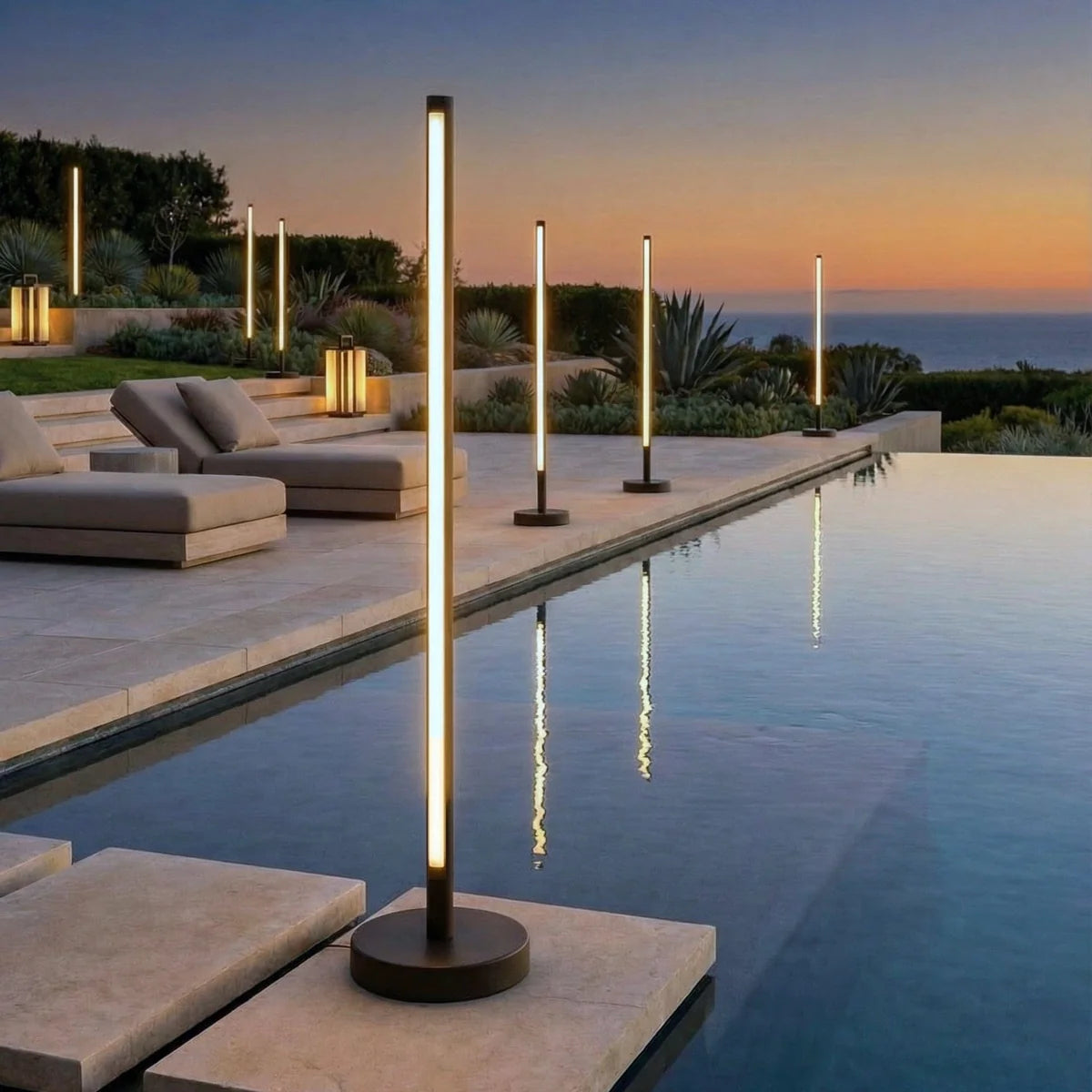 Modern Outdoor Floor Lamp