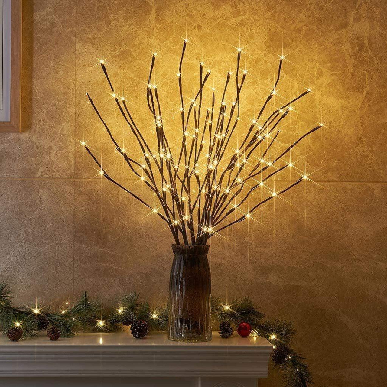 Twinkling Tree Willow Vine by Montavio Home™