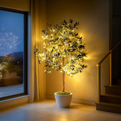 Twinkling Tree Olive Branch by Montavio Home™