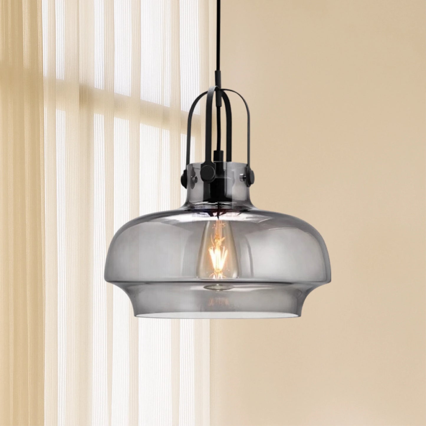 Sylora Industrial Loft-Style Pendant Lamp