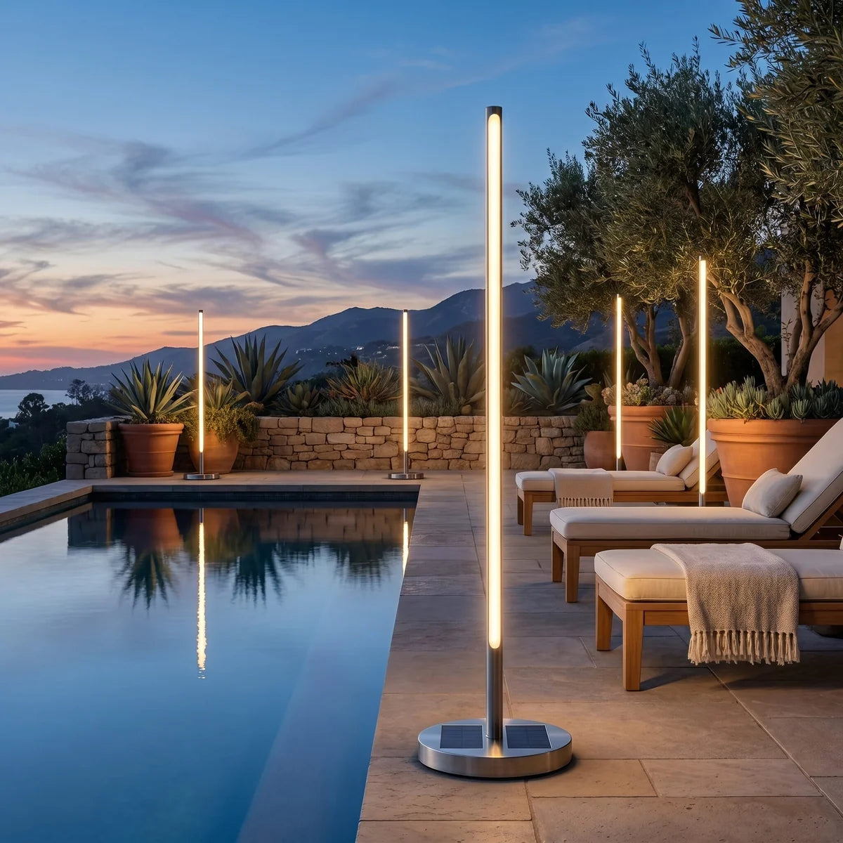 Modern Outdoor Floor Lamp
