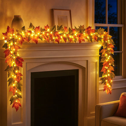 Twinkling Tree Autumn Garland by Montavio Home